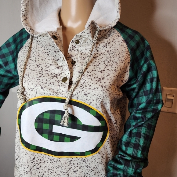Green Bay Packers lightweight hoodies. Women's Size Large. - Picture 10 of 16